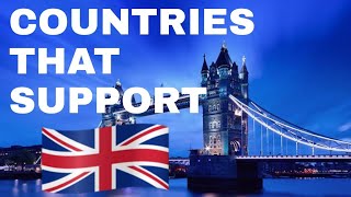 🇬🇧 Top 10 Countries that Support United Kingdom | Includes USA Canada \& Germany | Yellowstats
