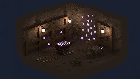 Blender TimeLapse Low Poly | Scene # 4 mine