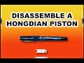 Master the art of dismantling a hongdian piston fountain pen