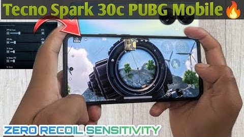 Tecno Spark 30c ki PUBG Mobile Sensitivity Setting 🔥 Tecno Spark 30c PUBG Mobile Sensitivity Setting