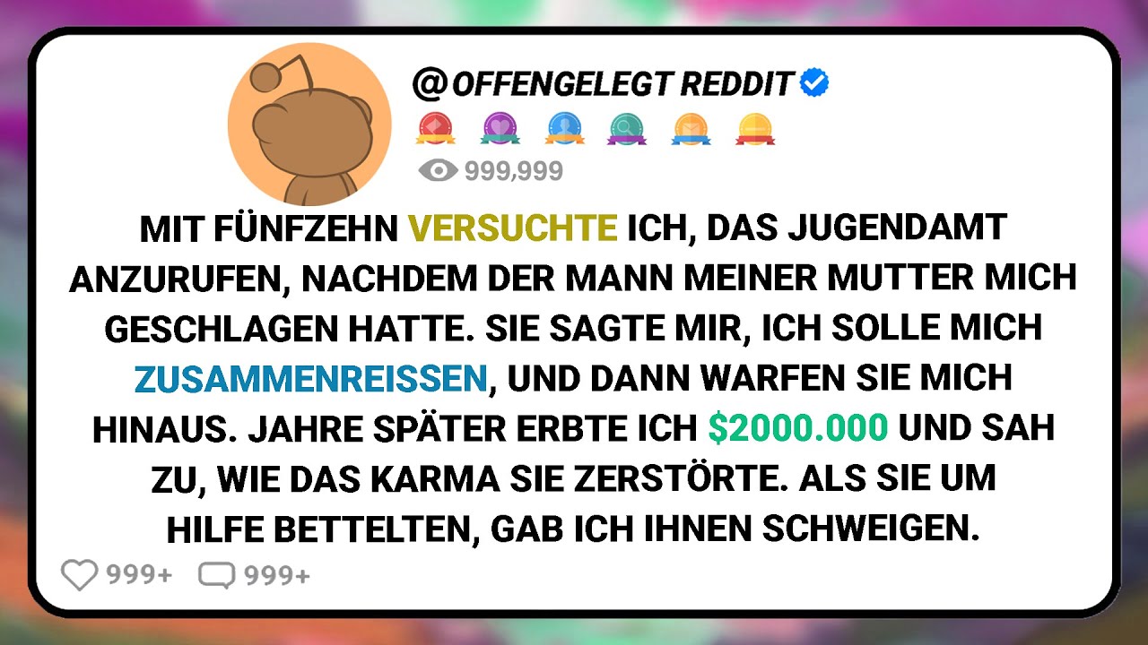 Mit Fünfzehn Versuchte Ich, Das Jugendamt Anzurufen, Nachdem Der Mann Meiner Mutter Mich....