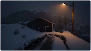 The Most Calming Sleep I've Ever Had: Ambisonic Snowstorm Sounds at a Mountain Cabin | Windy ASMR screenshot 3