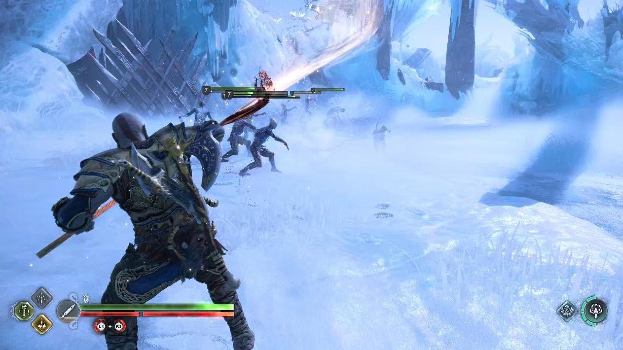 God of War Ragnarök - The Raven Keeper & The Pale One (Give Me God of War difficulty)