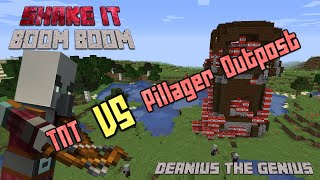 Minecraft Pillagers Vs Tnt Minecraft Shake It Boom Boom