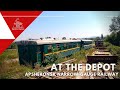 Маневры в депо Апшеронской УЖД / At the  Apsheronsk narrow-gauge railway depot