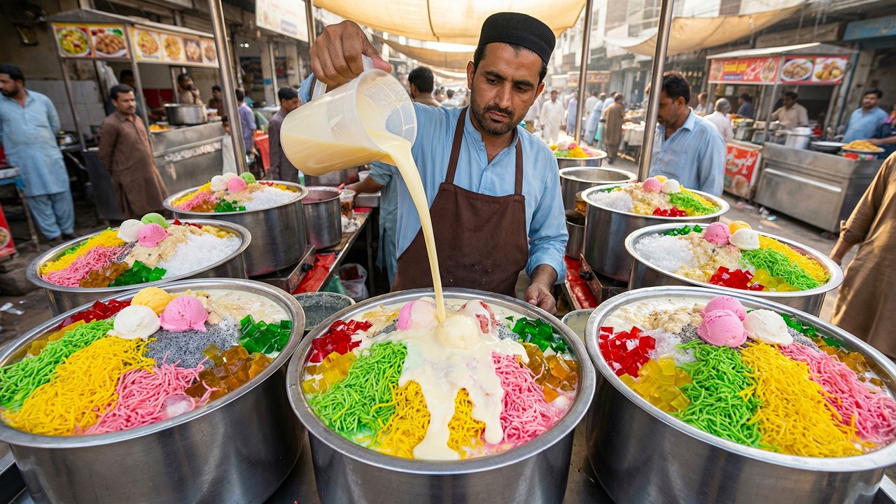 FAULADI FALOODA | INSANE ENERGY BOOSTER MILKSHAKE | SEV VERMICELLI JUNGLE FALOODA