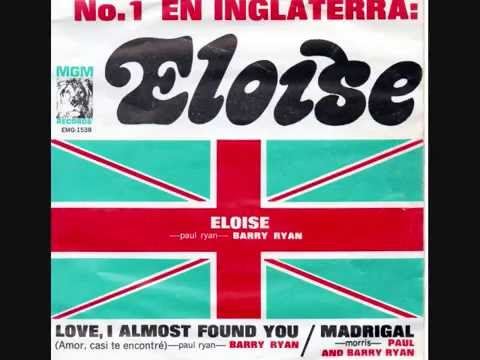 BARRY RYAN -- ELOISE    Format EP Vinyl  FULL 3   ORIGINAL 45 R