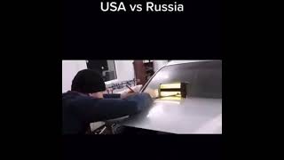 CARS REPAIR USA vs RUSSIA 😂 #shorts