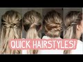 EASY LAST MINUTE HOLIDAY HAIRSTYLES FOR SHORT, MEDIUM, AND LONG HAIR!