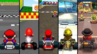 Evolution of Mario in Mario Kart (1992-2019)