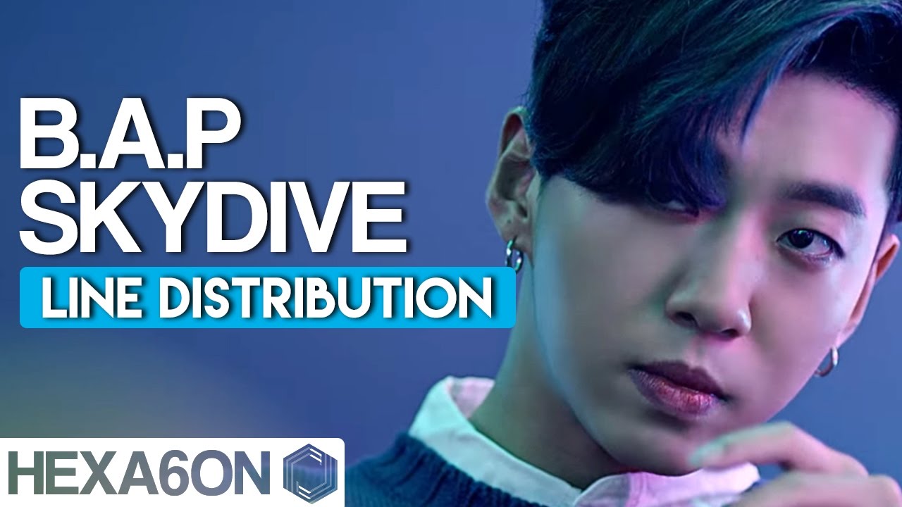 B.A.P - Skydive Line Distribution (Color Coded)