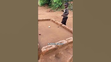 These African Kids Made Their Own Pool Table! ❤️