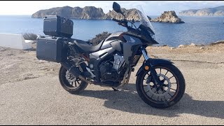 Nuevas Maletas Givi Trekker Outback en mi HONDA CB500X✅