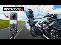 Motovlogging with the new insta360 x4  8k 360 camera