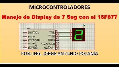 Programe un Display 7 Segmentos con PIC 16f877