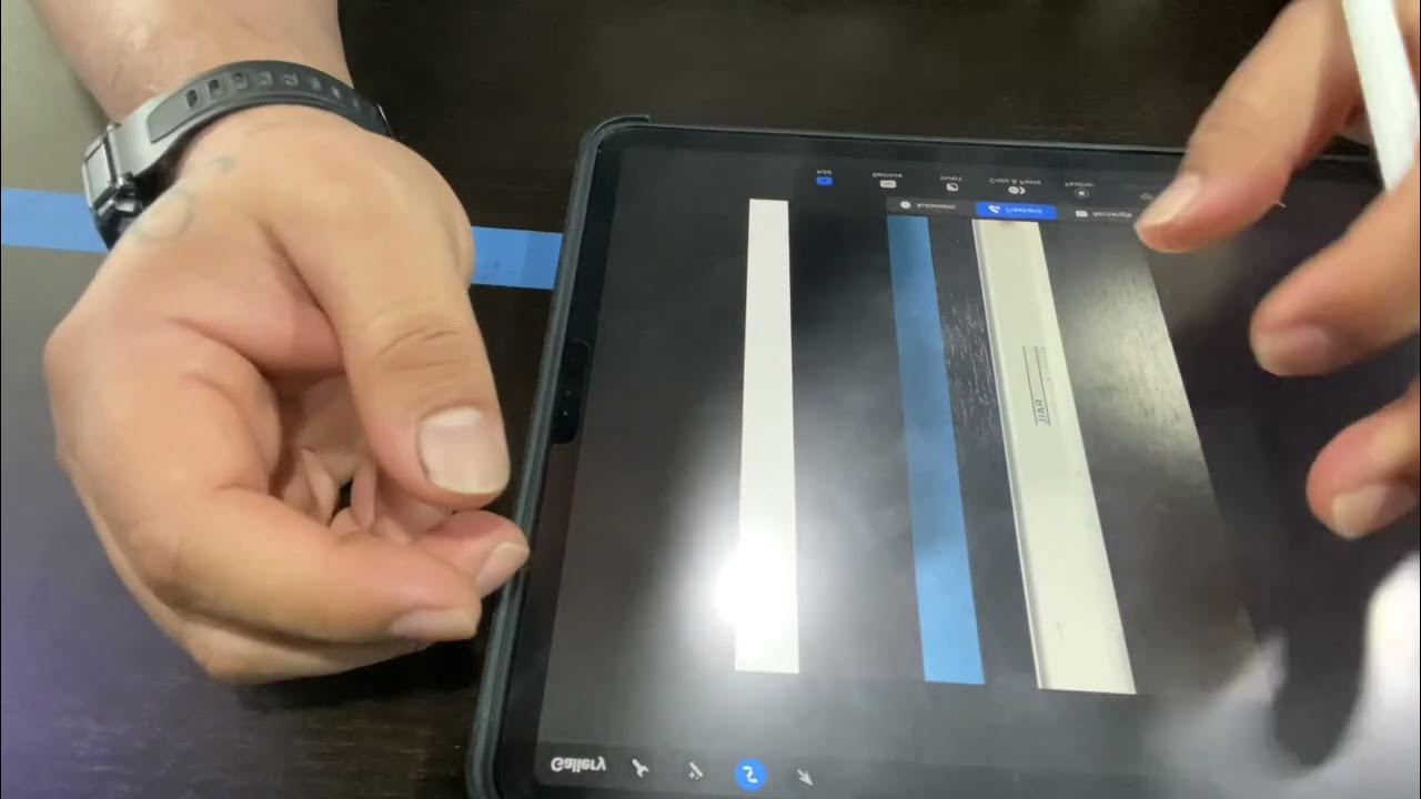 How to add a ruler to procreate and never oversize or under print again