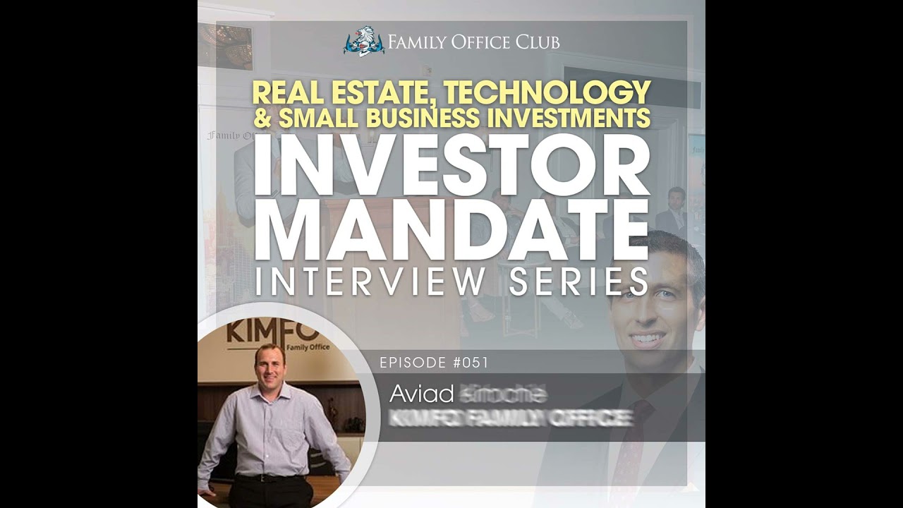 Real Estate, Technology & Small Business Investments