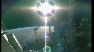 ISS Live Timelapse -  Including view of Annular Solar Eclipse
