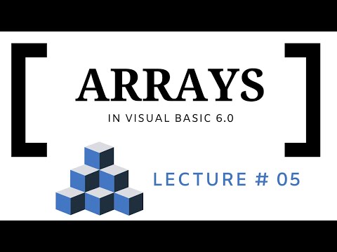#5 Arrays in VB 6.0 | Reminder | Practice