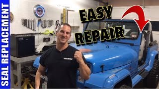 How To Replace 1987-1995 Jeep Wrangler A Pillar Seals - YouTube