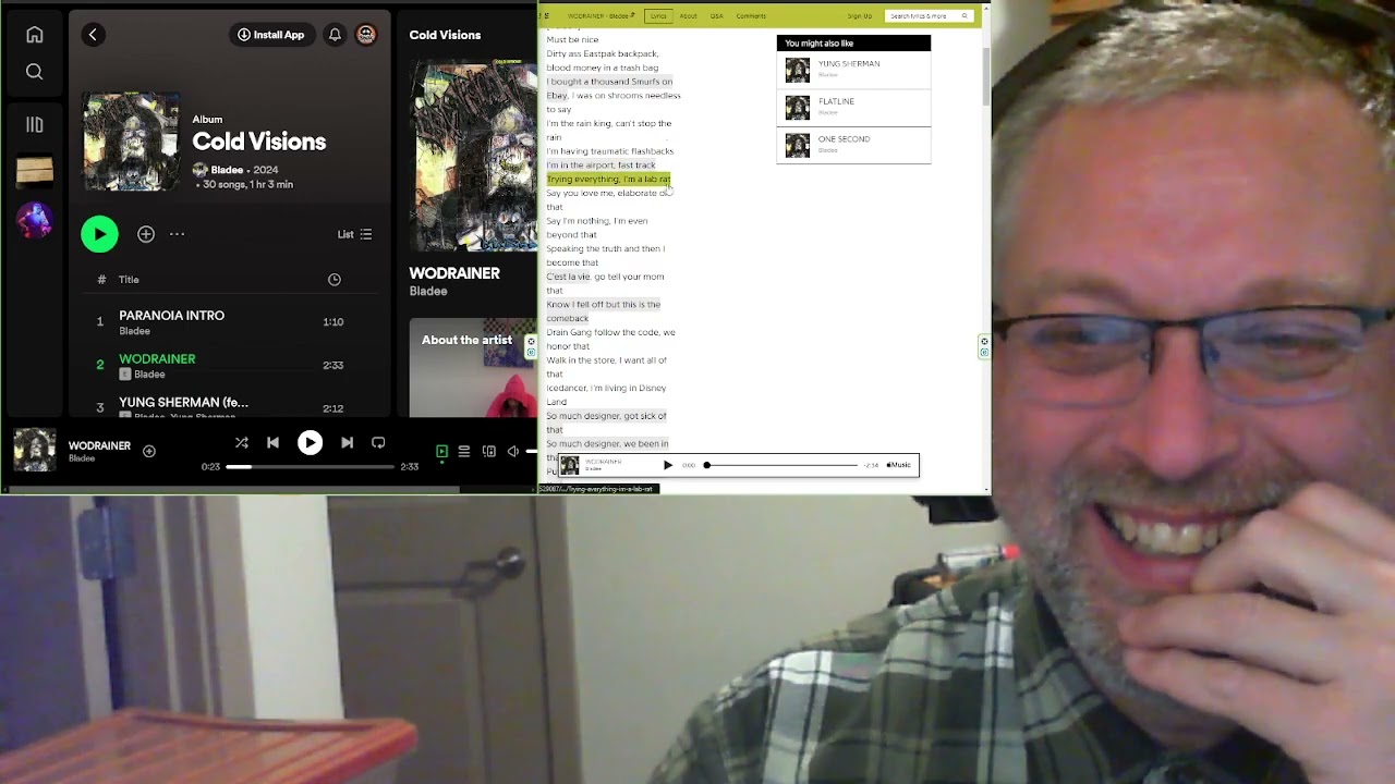 "Cold Visions" Full Album by Bladee #reaction #firsttimehearing