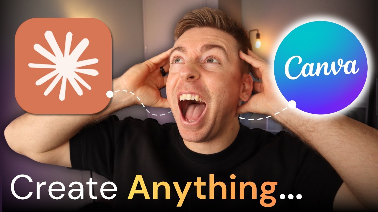 Create ANY Designs with Claude + Canva in 6 minutes (Easy for Everyone)