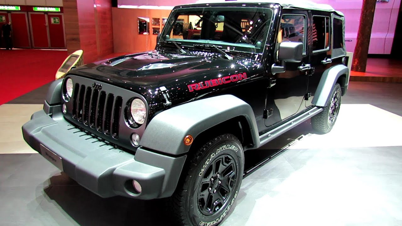 2014 Jeep Wrangler Unlimited Rubicon Diesel Exterior Interior Walkaround 2014 Geneva Motor Show