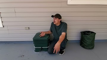 My New Worm Bin - Vermicompost Set-Up from Facebook Marketplace