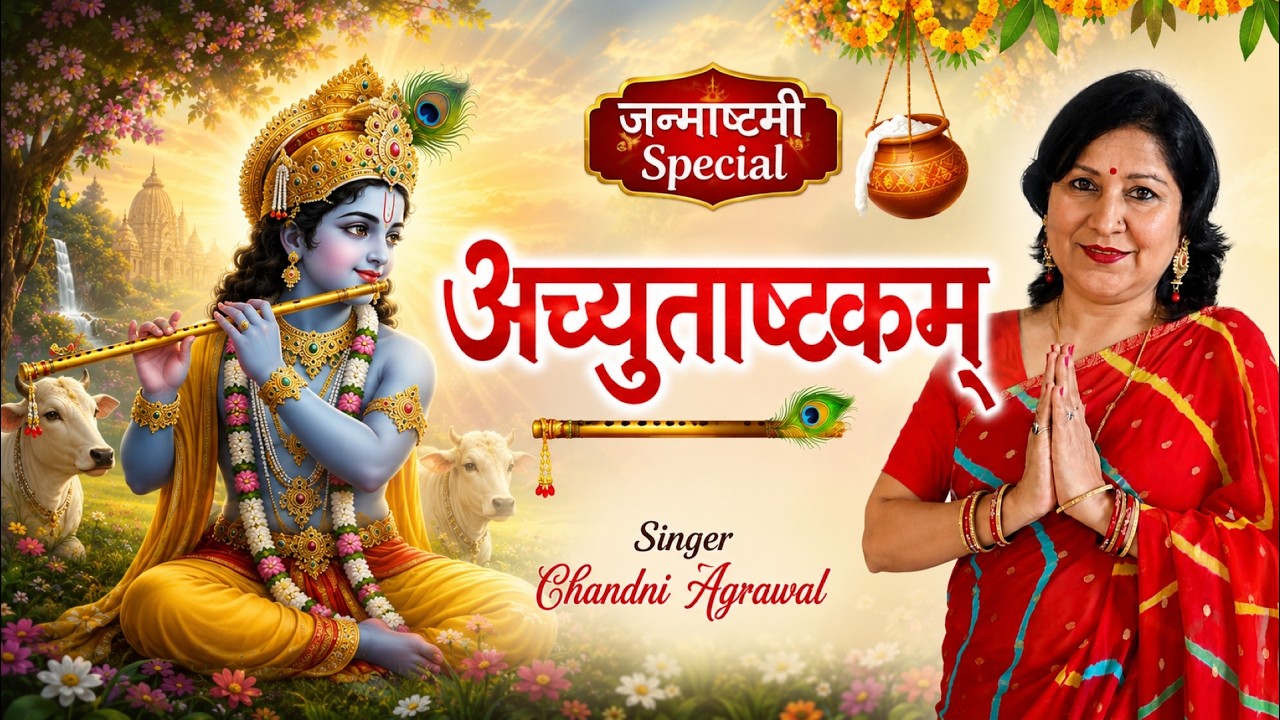 Achyutashtakam || CHANDNI AGRAWAL || Janmashtami Special || Krishna || Must Listen || रोज सुबह सुने