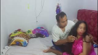 Papa dan tasya usil sama mama sedang tertidur pulas keluarga saling menyayangi pasti saling iseng