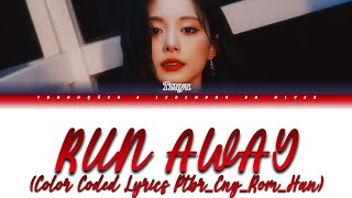 TZUYU (TWICE) - Run Away (Color Coded Lyrics Ptbr_Eng_Rom_Han)
