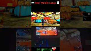 ⌨️🖱️ PC❌ minni mobile setup and kipade mouse #freefire #freefireshort #capcut editing #sngaming ❤️‍🩹