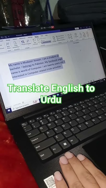 How To Translate Paragraph English To Urdu Or Any Language In MS Word how-to-translate-english-to-urdu-paragraph-urdu-tutorial-youtube