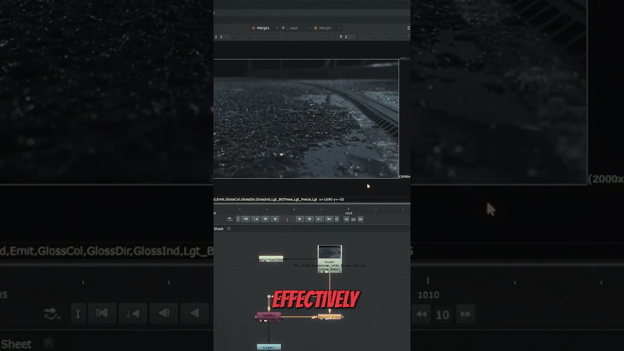 Creating Lightning Effects in Nuke 