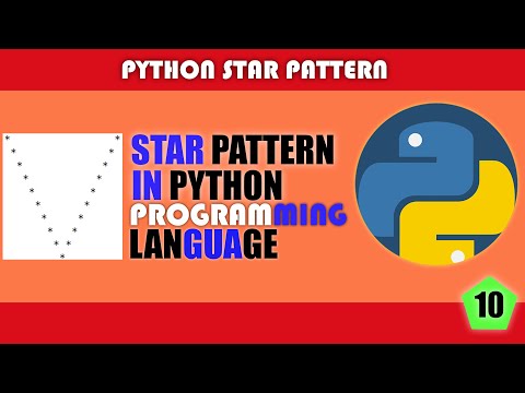 #10 ||  "*" STAR PATTERN|| in | PYTHON | Programming Language