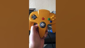 Rare Yellow Controller for Nintendo 64! Finally Repaired