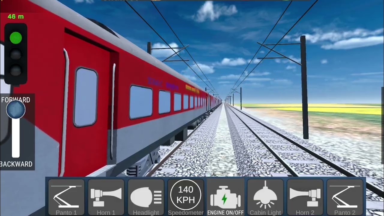 WAP7 ke sath Agar Catt express train journey New Update New Route 