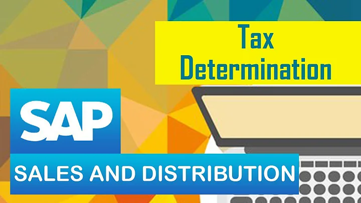 SAP SD | Tax Determination | SAP Sales & Distribution Module