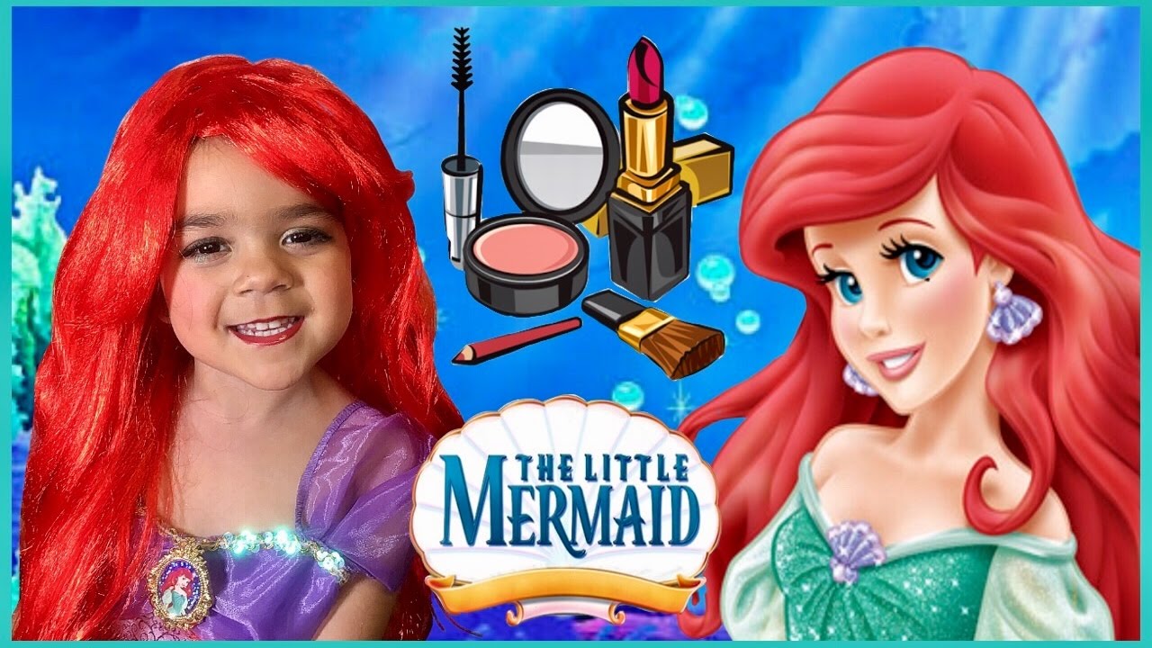 Disney Princess Ariel Makeup Tutorial The Little Mermaid Makeup