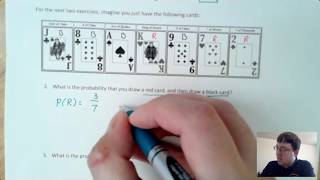 Pre-calculus Lesson 6: The Probability of Dependent Events