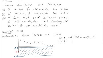 6.2 Order Limit Theorem