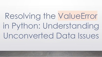 Resolving the ValueError in Python: Understanding Unconverted Data Issues
