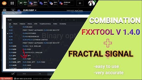 IQ OPTION FXXTOOL  V 1. 4. 0 + Fractal Signals || 100% Trade Without Loss  - Guaranteed !