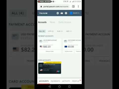 How to transfer funds - Paxum to Debit visa & master card