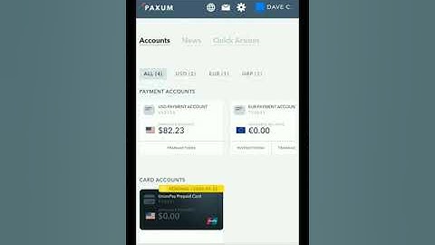 How to transfer funds - Paxum to Debit visa & master card