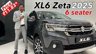 New Maruti XL6 Zeta Model🔥l 6 Seater Premium MPV l Base Model 2025 l #marutisuzuki