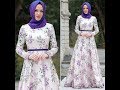 Floral abayas hijab fashion