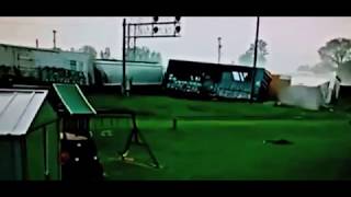 Csx Train Derailment - Wellington, Ohio - Video