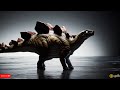 Beautiful 3D Hologram Video of Dinosaurs - Spinosaurus, Triceratops, Stegosaurus
