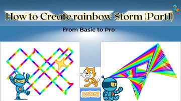 Scratch Rainbow Storm! Throwing Stars, Bouncing Stars & Pop-Ups Message (Part 1)